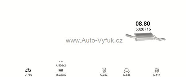 FORD ESCORT VAN 1.3 VAN 8/1988-9/1990 1297ccm 51kW