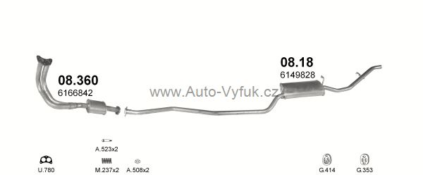 FORD FIESTA 1.1 2/1986-4/1989 1117ccm 39kW