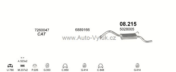 FORD FIESTA COURIER 1.3 VAN 9/1992-10/1995 1299ccm 44kW kat.