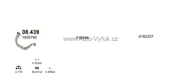 FORD FIESTA 1.4 HATCHBACK 4/1989-0/1992 1392ccm 54kW