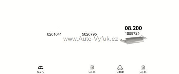 FORD FIESTA 1.6 HATCHBACK 8/1989-2/1992 1598ccm 81kW