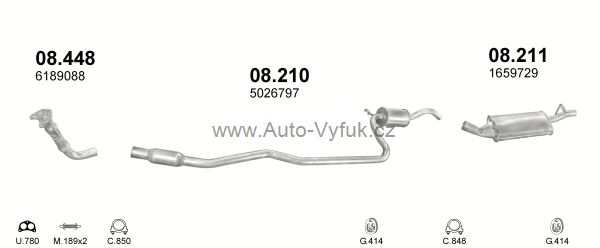 FORD FIESTA 1.8 D HATCHBACK 4/1989-1/1997 1753ccm 44kW