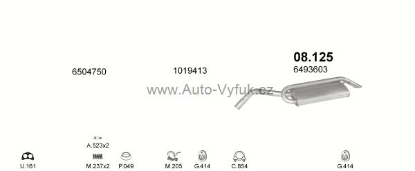 FORD ORION 1.6 SEDAN 8/1990-5/1992 1597ccm 66kW