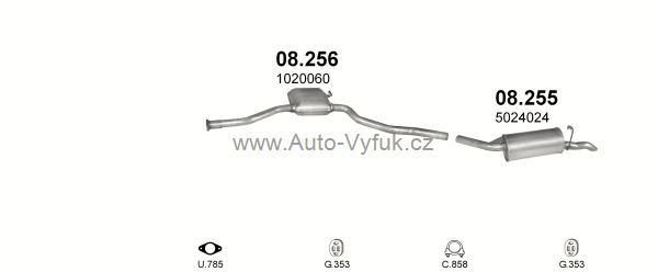 FORD SCORPIO 2.0 SEDAN 10/1986-8/1989 1993ccm 77kW kat.