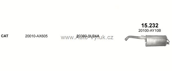 NISSAN NOTE 1.4 11/2007-4/2009 1386ccm 65kW kat.