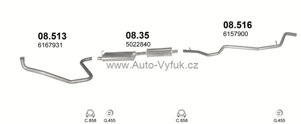 FORD TRANSIT 2.5 D BUS 3/1986-10/1988 2496ccm 51kW