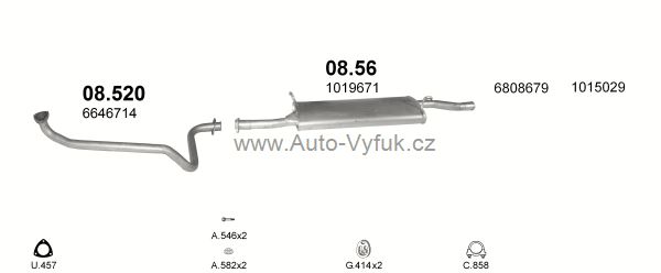 FORD TRANSIT 2.5 D BUS 8/1991-8/1994 2496ccm 51kW