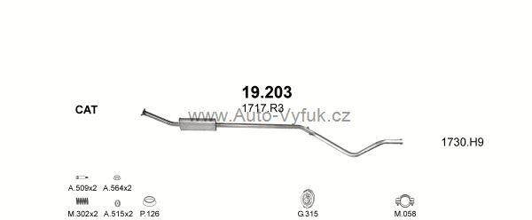 PEUGEOT 307 1.6 HATCHBACK 5/2005-12/2007 1587ccm 81kW kat.