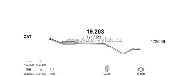 PEUGEOT 307 CC 1.6 4/2006-0/2008 1587ccm 81kW kat.