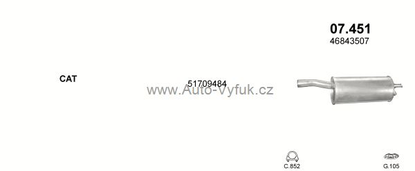 FIAT DOBLO 1.3 D VAN 0/2004-0/2006 1248ccm 51kW kat.