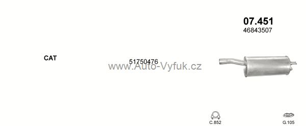 FIAT DOBLO 1.3 D VAN 0/2006-12/2007 1248ccm 55kW kat.