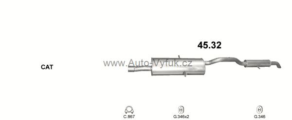 CHRYSLER GRAND VOYAGER 3.8 VAN 0/2001-0/2007 3778ccm kW kat.