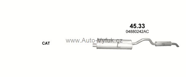 CHRYSLER VOYAGER 3.3 0/2001-5/2004 3301ccm 126kW kat.