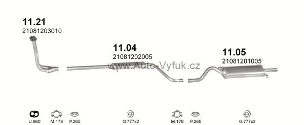 LADA SAMARA 1.5 HATCHBACK, SEDAN 0/1986-11/1992 1451ccm 52kW