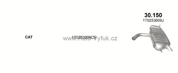 VOLKSWAGEN TOURAN 1.6 7/2003-5/2008 1595ccm 75kW kat.