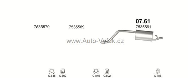 LANCIA Y10 1.05 HATCHBACK 0/1985-8/1989 1049ccm 40kW