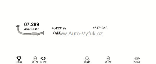 LANCIA Y 1.2 HATCHBACK 5/1997-0/2001 1242ccm 63kW kat.