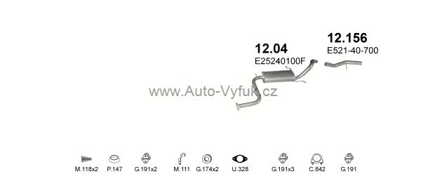 MAZDA 323 1.3 HATCHBACK 4/1987-10/1989 1324ccm 49kW kat.