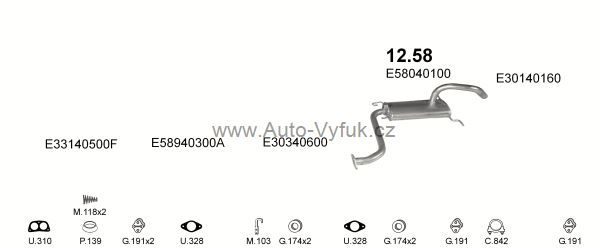 MAZDA 323 1.5 LIFTBACK 9/1983-6/1985 1498ccm 55kW
