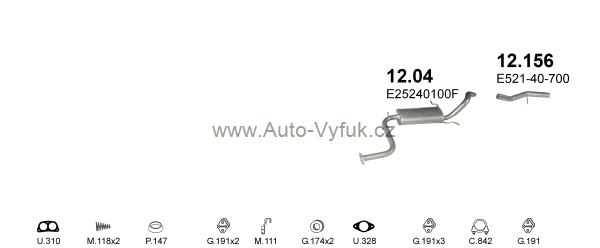 MAZDA 323 1.5 HATCHBACK 7/1987-10/1989 1498ccm 53kW kat.