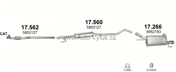 OPEL TIGRA TWIN TOP 1.4 6/2004-0/0 1364ccm 66kW kat.