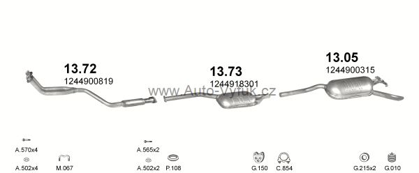 MERCEDES 200 - W124 2.0 SEDAN 0/1985-10/1992 1997ccm 80kW