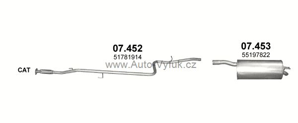 FIAT DOBLO 1.4 0/2005-0/2009 1368ccm 55kW kat.