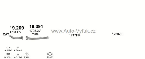 PEUGEOT 206 CC 1.6 11/2005-0/2007 1587ccm 81kW kat.