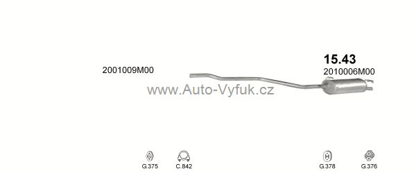 NISSAN CHERRY 1.0 HATCHBACK 4/1982-0/1985 988ccm 33kW