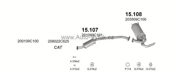 NISSAN SERENA 2.0 BUS 7/1992-5/1996 1998ccm 93kW kat.