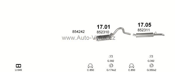 OPEL ASCONA A 1.9 SEDAN 0/1970-0/1975 1897ccm 55kW