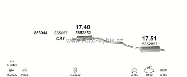 OPEL ASTRA F 1.4 KOMBI 1/1991-0/1996 1389ccm 60kW kat.