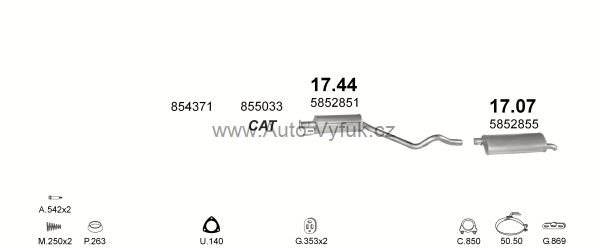 OPEL ASTRA F 1.6 HATCHBACK 9/1991-0/1996 1598ccm 55kW kat.