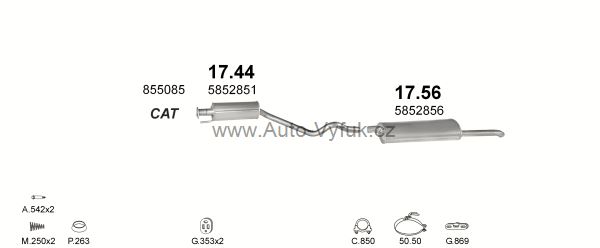OPEL ASTRA F 1.6 SEDAN 0/1995-0/1996 1598ccm 73kW kat.