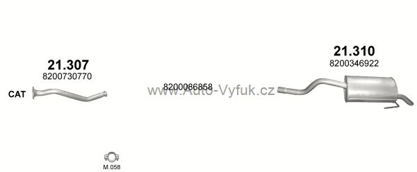 RENAULT CLIO II 1.5 D 0/2005-12/2012 1461ccm 44-51kW kat.