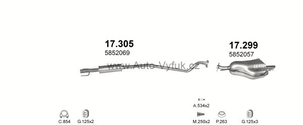 OPEL ASTRA G 1.7 D HATCHBACK 4/1998-9/2000 1708ccm 49kW kat.