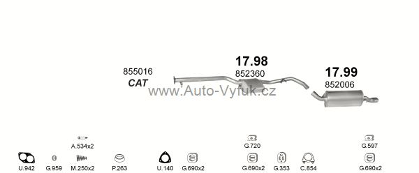 OPEL CALIBRA 2.0 COUPE 0/1990-7/1997 1998ccm 85kW kat.