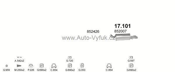 OPEL CALIBRA 2.0 COUPE 0/1989-12/1992 1998ccm 110kW kat.