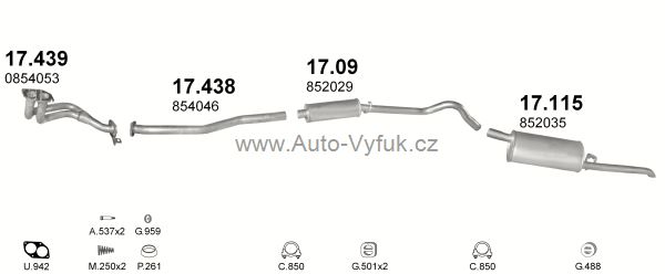 OPEL CORSA A 1.4 SEDAN 0/1989-0/1990 1389ccm 55kW