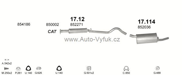 OPEL CORSA A 1.4 SEDAN 8/1990-2/1993 1389ccm 44kW kat.