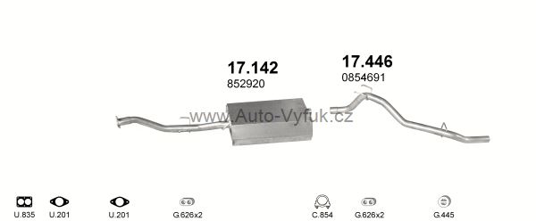OPEL FRONTERA A 2.4 4X4 HARD TOP 0/1992-0/1995 2410ccm 92kW kat.