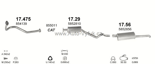 OPEL KADETT E 1.4 SEDAN 9/1984-0/1991 1389ccm 44kW kat.