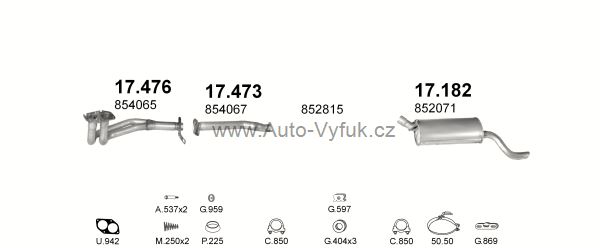 OPEL KADETT E COMBO 1.6 VAN 9/1986-0/1991 1598ccm 60kW