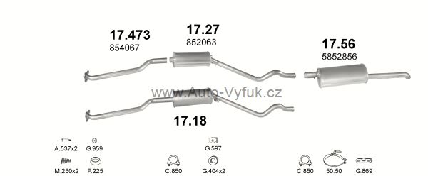 OPEL KADETT E 2.0 SEDAN 0/1986-0/1991 1998ccm 85kW