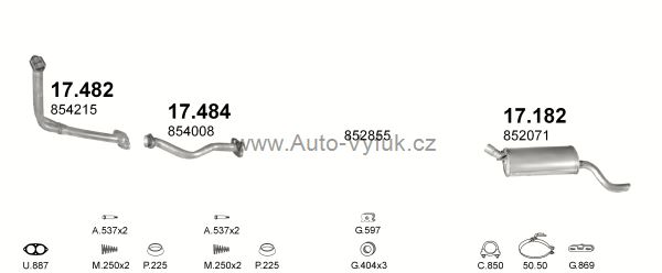 OPEL KADETT E COMBO 1.6 D VAN 0/1986-0/1989 1598ccm 40kW