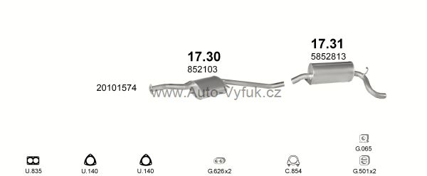OPEL OMEGA A 2.4 SEDAN 0/1988-0/1994 2409ccm 92kW kat.