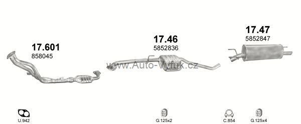 OPEL OMEGA B 2.0 SEDAN 4/1994-12/1999 1998ccm 99kW kat.