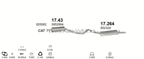 OPEL VECTRA A 1.6 HATCHBACK 1/1994-10/1995 1598ccm 55kW kat.