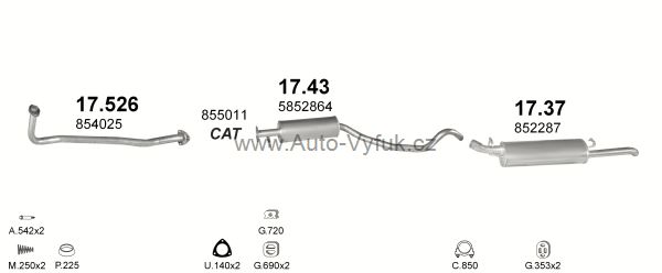 OPEL VECTRA A 1.6 SEDAN 7/1988-12/1993 1598ccm 55kW kat.