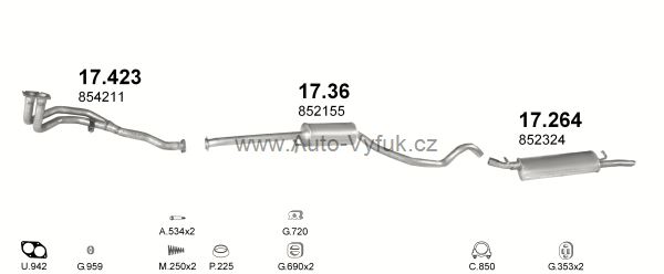 OPEL VECTRA A 1.8 HATCHBACK 7/1988-8/1992 1796ccm 60kW